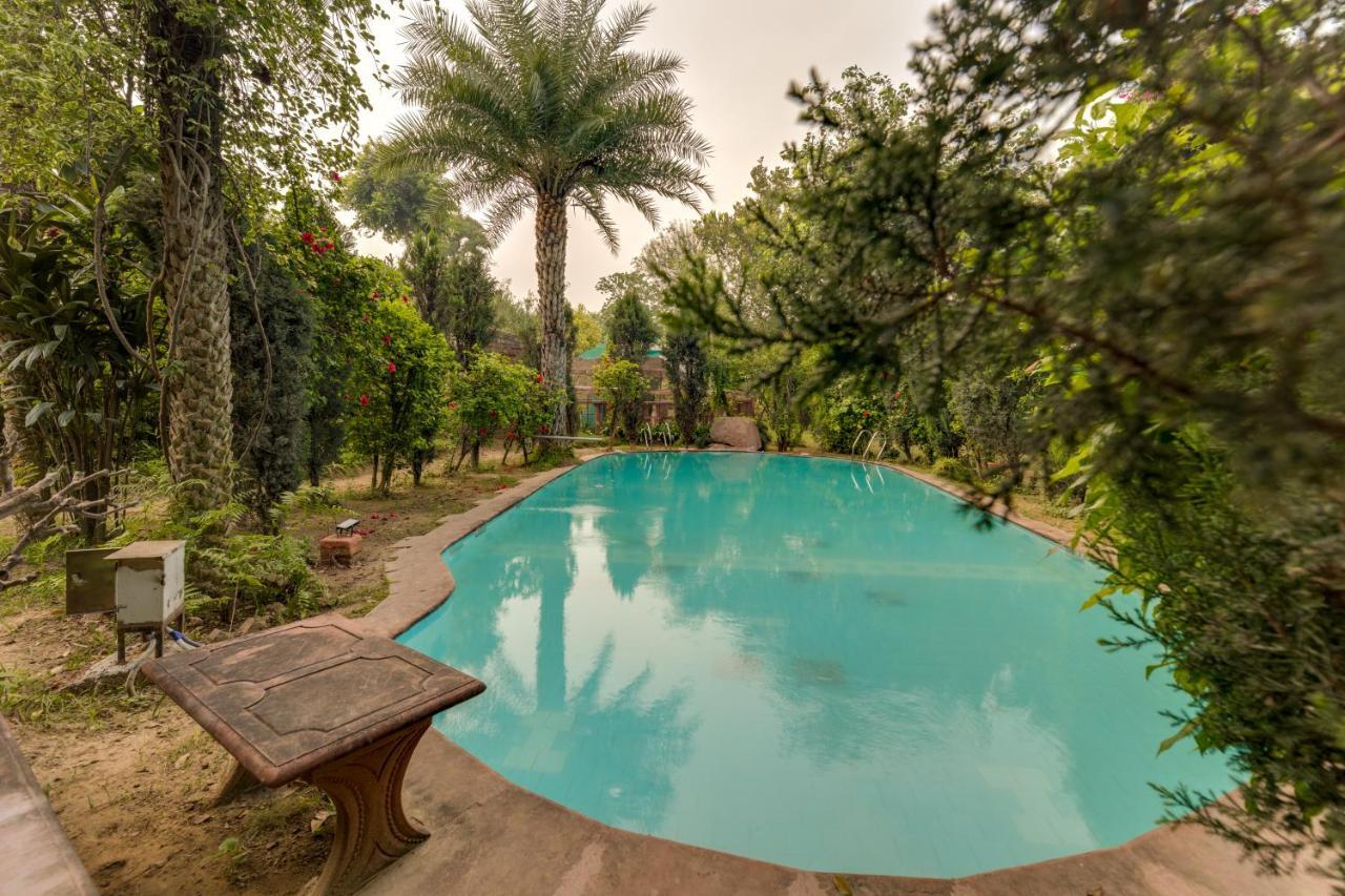 Hostie Chinar Haveli - Heritage Home With Pool, 구르가온 외부 사진