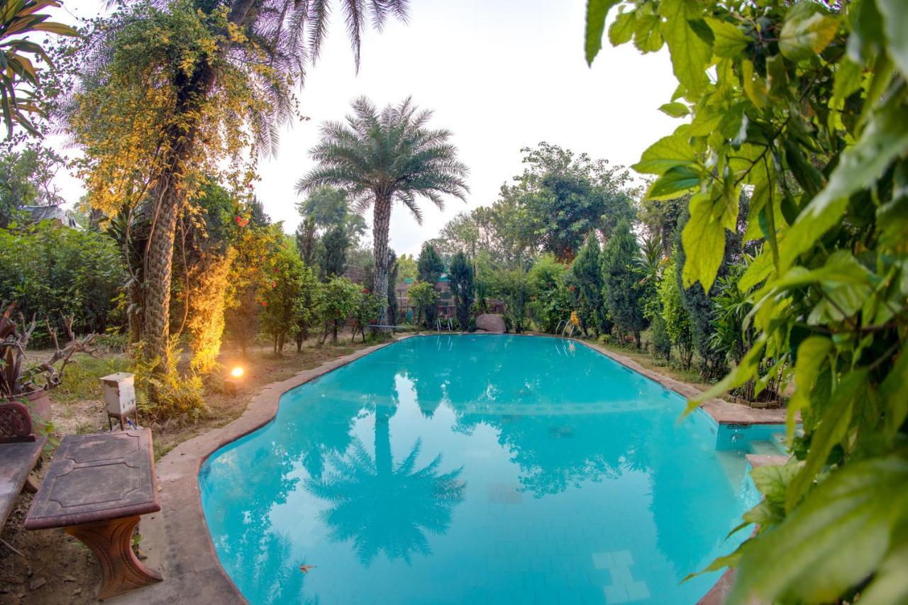 Hostie Chinar Haveli - Heritage Home With Pool, 구르가온 외부 사진