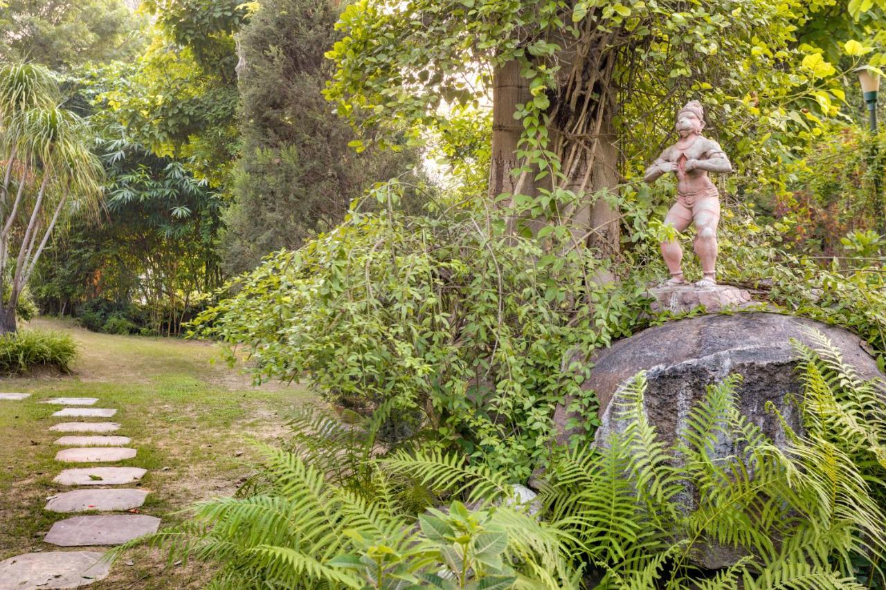 Hostie Chinar Haveli - Heritage Home With Pool, 구르가온 외부 사진
