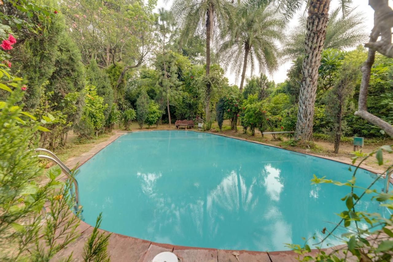 Hostie Chinar Haveli - Heritage Home With Pool, 구르가온 외부 사진
